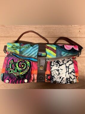 Desigual Multicolor Patchwork Crossbody Bag